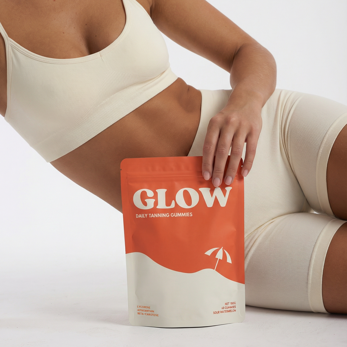 Glow Tanning Gummies ingredients and daily serving